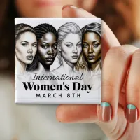 International Women's Day | March 8th Button