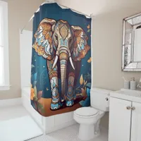 Whimsical Funny Animal Shower Curtains