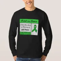 Rest in Peace Lyme Disease In Memory of Shirt