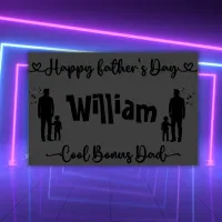 Cool Bonus Dad Happy Father's Day | Poster