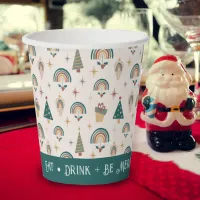 Boho Christmas Paper cup