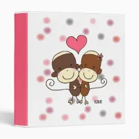 Sock Monkey Hugz Binder