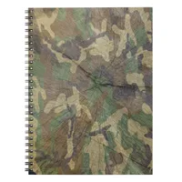 Camouflage Woodland Green Brown Notebook