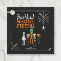 Boo Yah Ghoul Friend Halloween Monsters ID684 Favor Tags