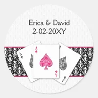 Vegas wedding envelope seal