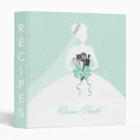 Mint Kitchen Bridal shower Recipe Folder