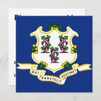 Connecticut State Flag Invitation