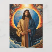 *~* Jesus Flower Heal  Earth Universe  AP50 Cosmic Postcard