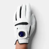 Golf bachelor party golfing - golf ball navy blue golf glove