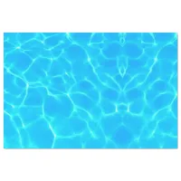 Aqua Water Pattern With Reflection Waves Tissue Paper