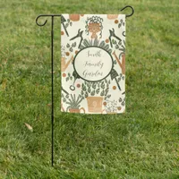 Charming Garden-Terracotta and Green Planters Garden Flag