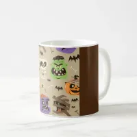 Halloween vintage pattern coffee mug