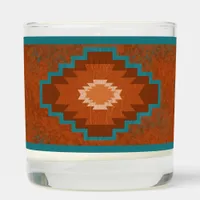 Southwest Canyons Geometric Diamond Design Scented Candle