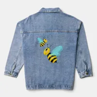 happy bee denim jacket