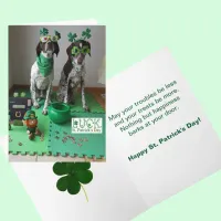 St. Patrick's Day Dogs Ready to Party Card