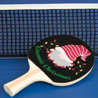 Gnomie Christmas Ping Pong Paddle
