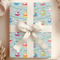  Festive Ornaments & Snowflakes Wrapping Paper