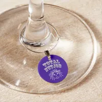 ID Tag 'Total Nutjob' Wine Charm