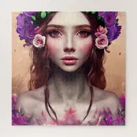 Beautiful Enchantress Fantasy AI Art   Jigsaw Puzzle