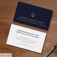 Simple Professional Law Practice Business Card