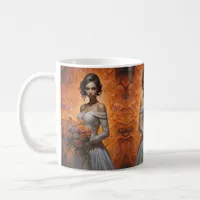 Elegant Floral Bride Wedding Collection  Coffee Mug