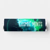 Emerald Lunar Core Cracking Open DALL-E AI Art Breath Savers&#174; Mints