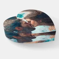 A Kiss in the Waves Paperweight