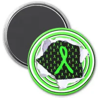 Lyme Disease Awareness Ribbons Stickers Magnet