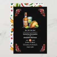 Let's Taco 'bout Love: Vibrant Fiesta Wedding Invitation