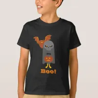 Black Halloween Kids T-shirt