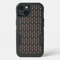 Chic Rose Gold Foil Glitter | Boho Tribal Arrows iPhone 13 Case