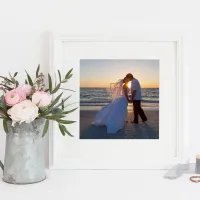 Wedding 8"x8" photo print