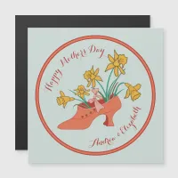 Nostalgic Blooming Buttercups Magnetic Card