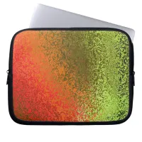 Shades in Orange and Green Laptop Sleeve