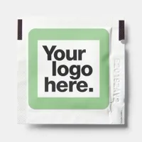 Add Your Own Logo Simple Sage Green Background Hand Sanitizer Packet