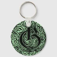 Fancy Font Monarchia G, Letter G, Alphabet G Keychain