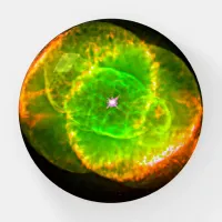 Cat's Eye Nebula NGC 6543 Optical Dying Star, ZGOA Paperweight