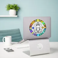 Tranquil and Serene Peaceful Meditation Sticker