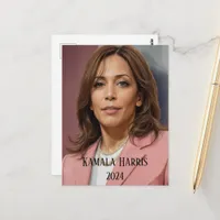 Kamala Harris Painting 2024 Postcard