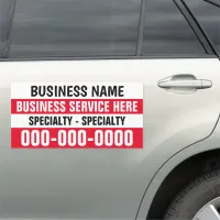 12" x 24" Create Your Own Small Business Car Magnet