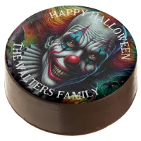 Spooky Scary Clown Halloween Party Personalized Chocolate Covered Oreo