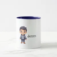 Boy in Halloween Costume Mug