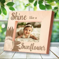 Shine Like a Sunflower Etched Frames