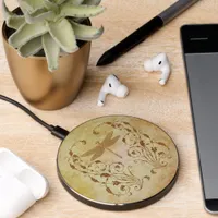 Elegant, Vintage, Victorian Steampunk  Wireless Charger