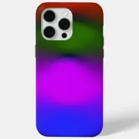 Neon of Blue, Purple, Green & Orange iPhone 15 Pro Max Case