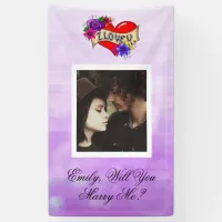 Personalized Will  You Marry Me   Banner