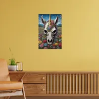 Unicorn Skull Poster