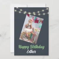 Personalized Birthday Photo Card