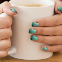 Turquoise Gemstone Image Minx Nail Art