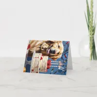 Customizable Golden Retriever Birthday Card